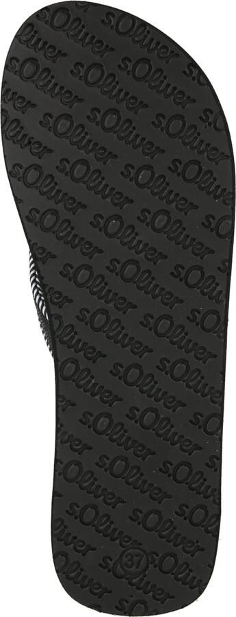 S.Oliver Teenslipper zwart wit - Foto 3