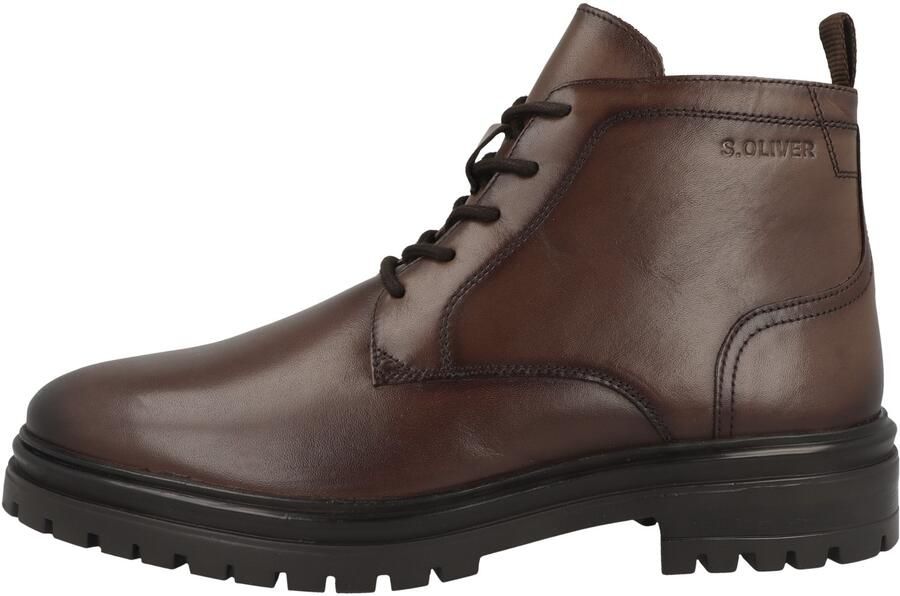 S.Oliver Veterboots bruin zwart