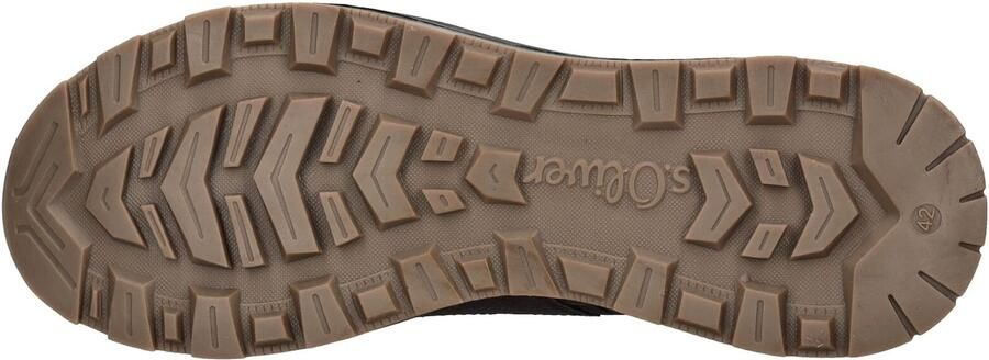 S.Oliver Veterboots donkerbruin zwart - Foto 6