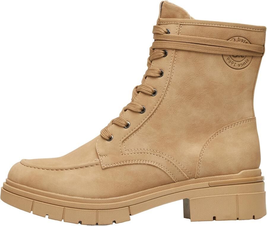 S.Oliver Women Shoes veterboots met profielzool kaki - Foto 4