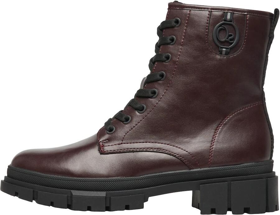 S.Oliver female Laarzen in leerlook met profielzool