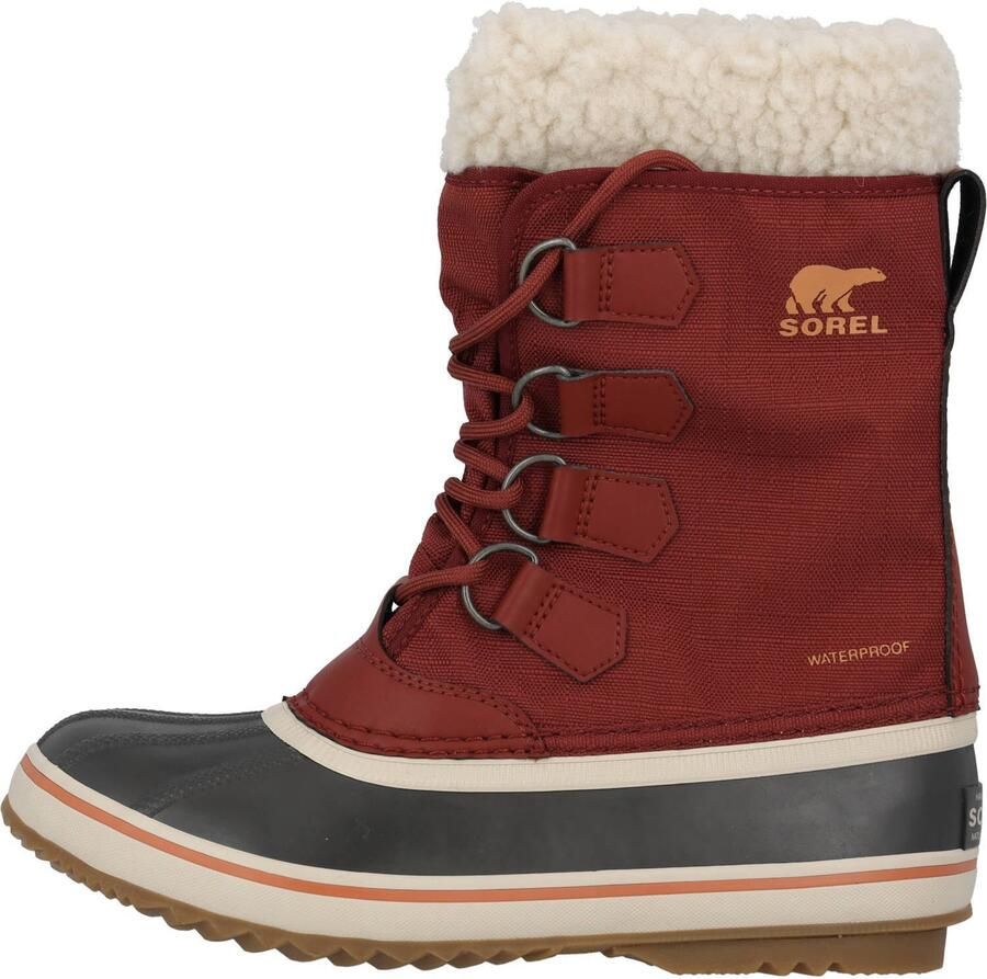 SOREL Snowboots 'CARNIVAL' marine koraal rood wit - Foto 6