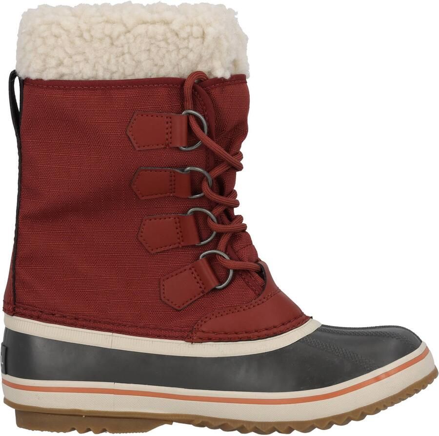SOREL Snowboots 'CARNIVAL' marine koraal rood wit