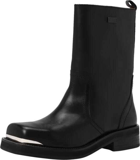 Soulland Chunky Sole Leren Mid-Calf Laarzen Black Heren - Foto 3