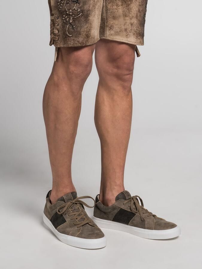 SPIETH & WENSKY Sneakers laag 'Askot' bruin gemêleerd - Foto 1