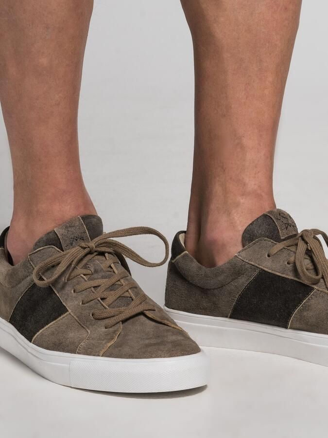 SPIETH & WENSKY Sneakers laag 'Askot' bruin gemêleerd - Foto 2