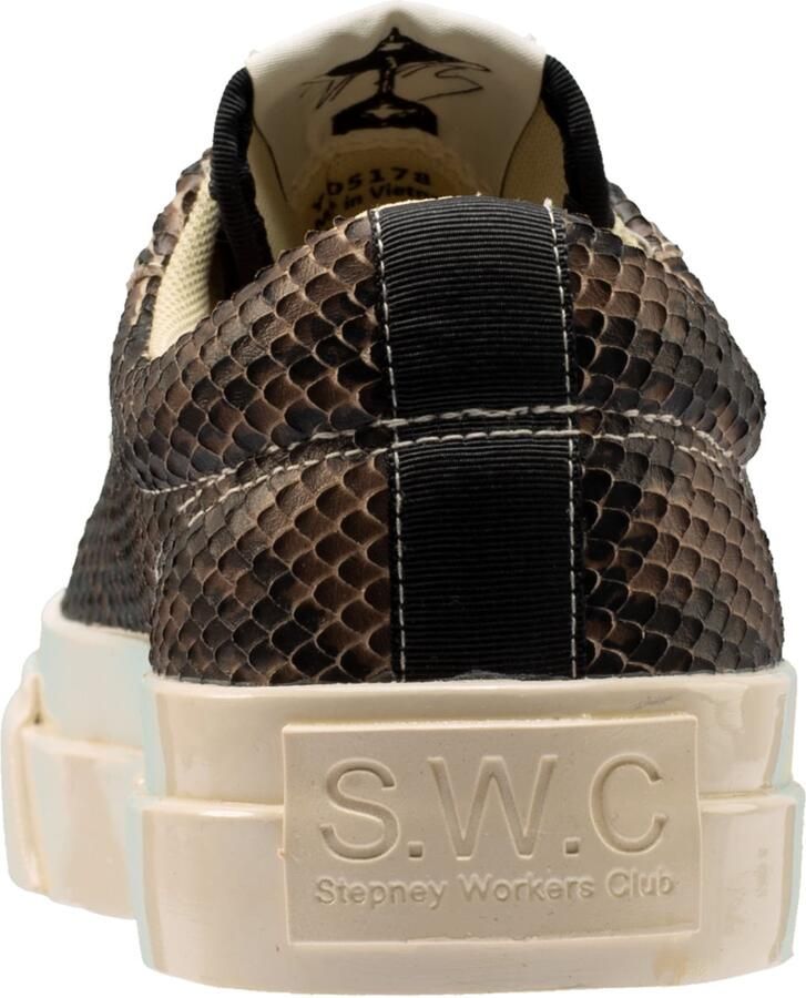 Stepney Workers Club Sneakers laag olijfgroen - Foto 2