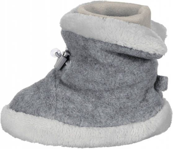 Merkloze Baby Slofjes Zilver Melange - Foto 2