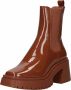 Steve Madden Low-Top Sneakers Parkway Patent Chelsea Boots in bruin - Thumbnail 1