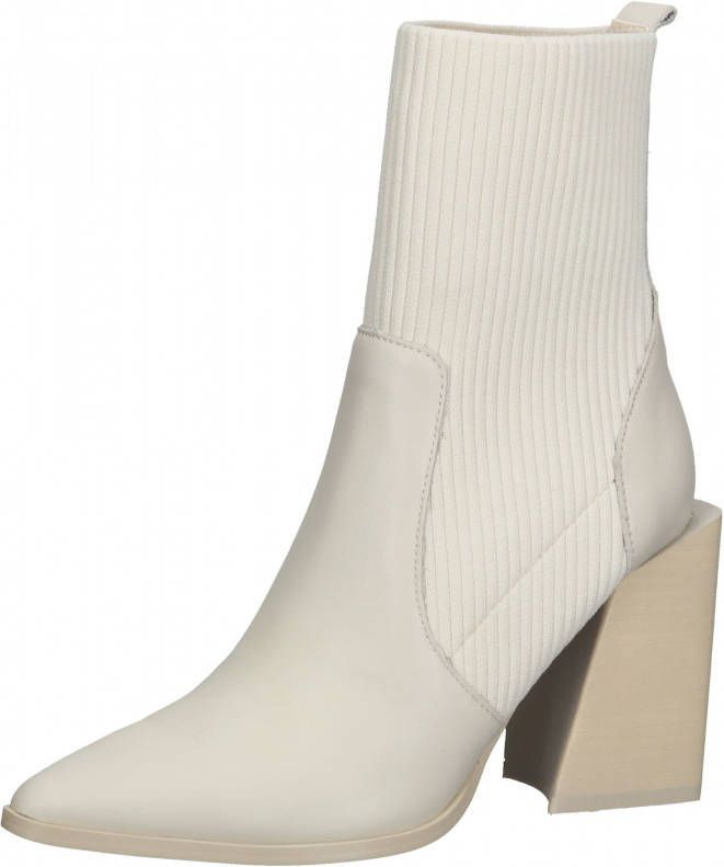 Steve Madden Witte Enkellaarsjes Tackle - Schoenen.nl