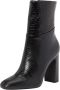 Steve Madden Aisha Enkellaarsjes Enkelboots met rits Dames Zwart - Thumbnail 3