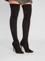 Steve Madden Modieuze Over-Knee Laarzen voor Vrouwen Black Dames - Thumbnail 2