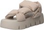 Steve Madden Stijlvolle Platte Sandalen voor Vrouwen Beige Dames - Thumbnail 4