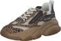 STEVE MADDEN PossessionL-E Leopard Beige Mesh Lage sneakers Dames - Thumbnail 3