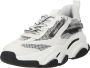 Steve Madden Witte Mesh Sneakers met Zilver en Wit Overlays White Dames - Thumbnail 5