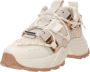 Steve Madden Tazmania chunky sneakers zilver goud cream - Thumbnail 2