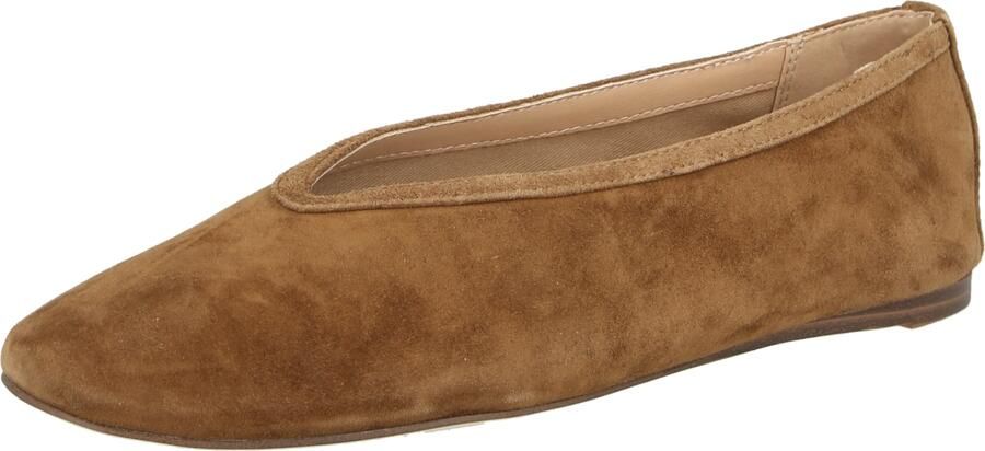 Steve Madden Leni suède ballerina's bruin