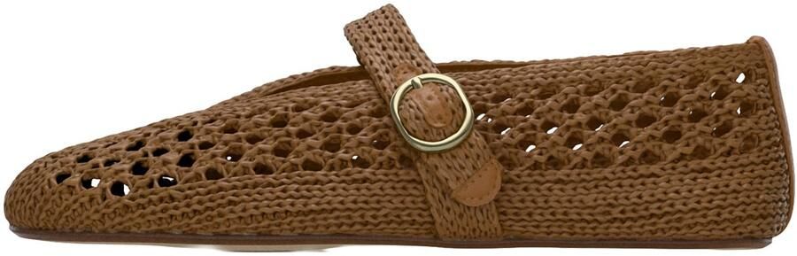 STEVE MADDEN Ballerina met riempjes 'Alara' karamel