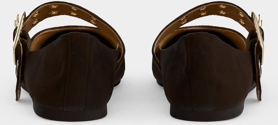 STEVE MADDEN Ballerina met riempjes 'Atlantica' donkerbruin - Foto 4
