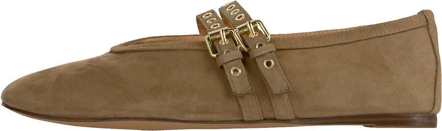 STEVE MADDEN Ballerina met riempjes 'Lydia' ombergrijs