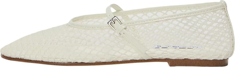 STEVE MADDEN Ballerina met riempjes 'Mags' wit