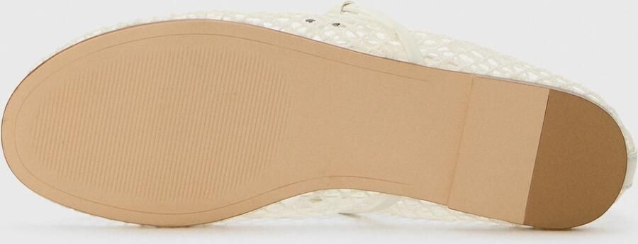 STEVE MADDEN Ballerina met riempjes 'Mags' wit - Foto 5