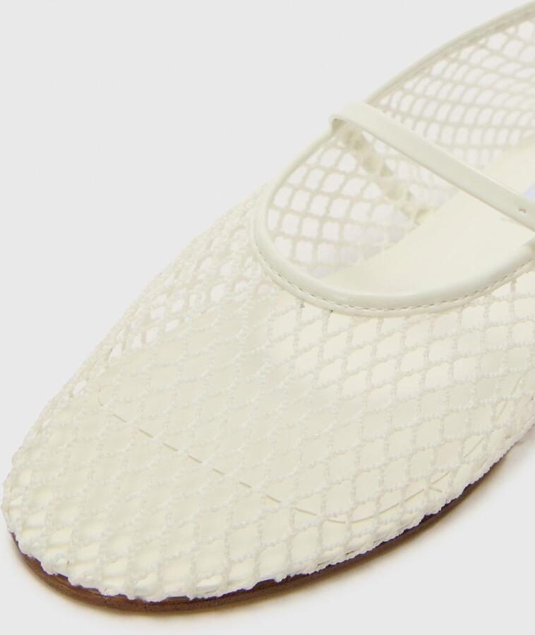 STEVE MADDEN Ballerina met riempjes 'Mags' wit - Foto 2