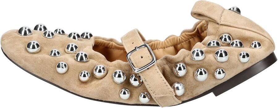 STEVE MADDEN Ballerina met riempjes mokka - Foto 6