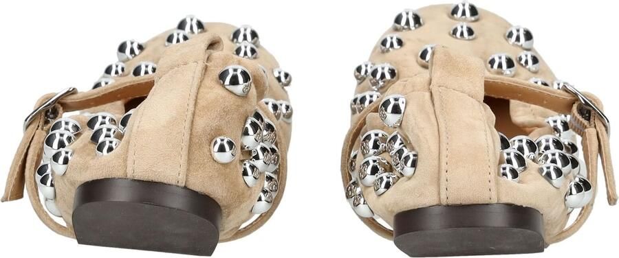 STEVE MADDEN Ballerina met riempjes mokka - Foto 4