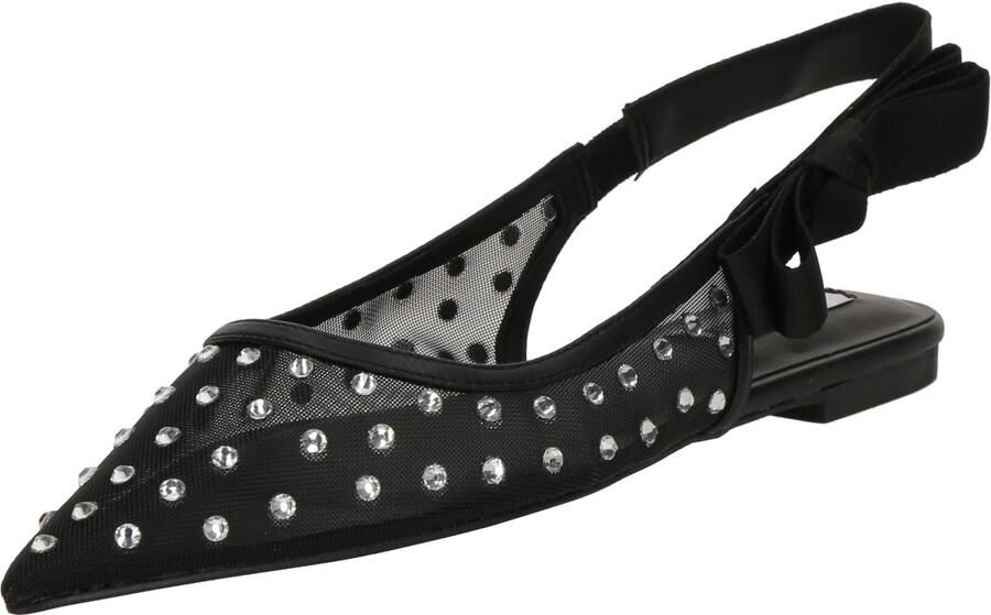 STEVE MADDEN Ballerina met riempjes 'Olyvia-R' zwart zilver
