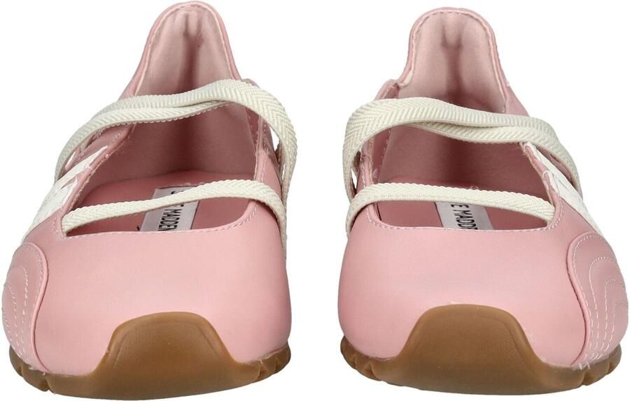 STEVE MADDEN Ballerina met riempjes oudroze wit - Foto 7