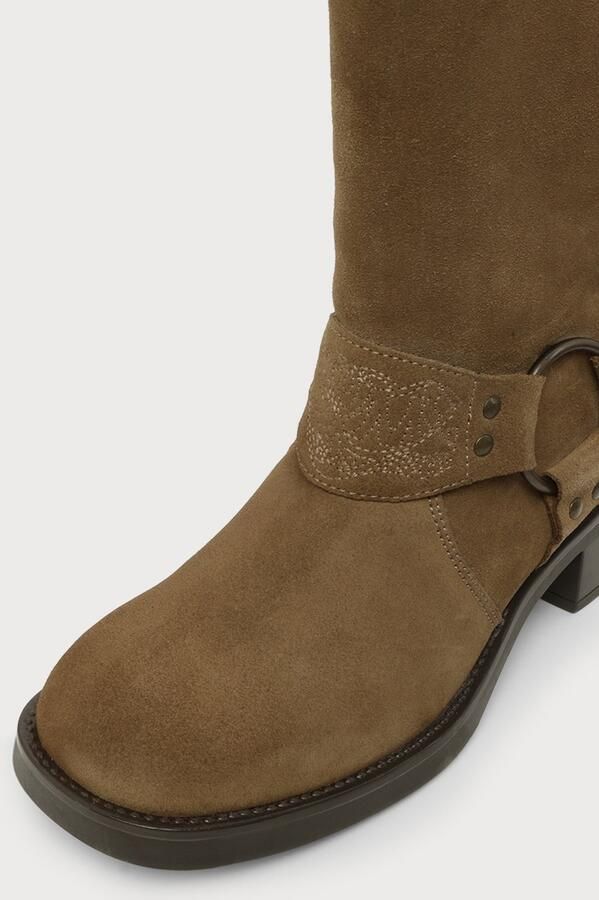 Steve Madden Bonetta suède bikerboots beige - Foto 6