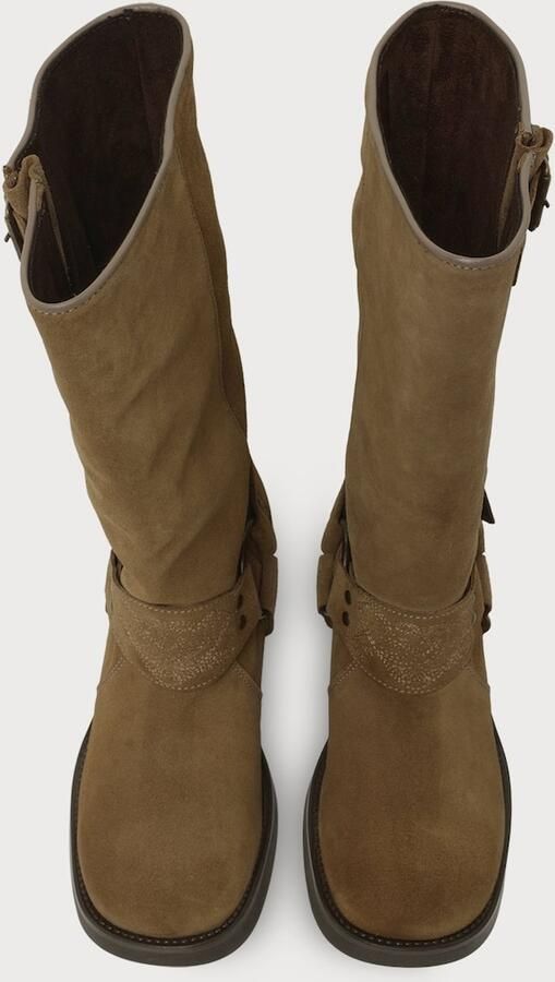 Steve Madden Bonetta suède bikerboots beige - Foto 7
