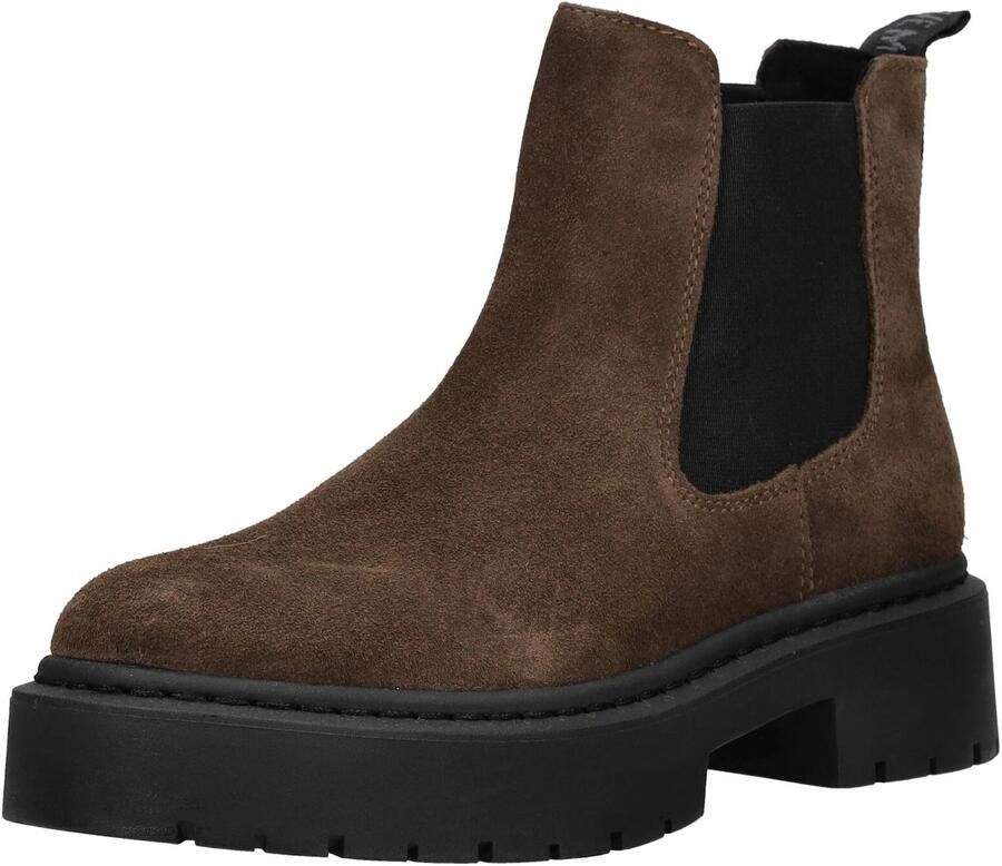 STEVE MADDEN Chelsea boots donkerbruin grijs zwart