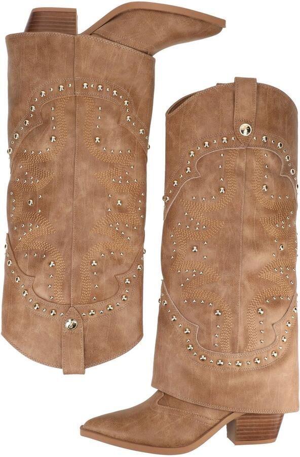 STEVE MADDEN Cowboylaarzen lichtbruin - Foto 2