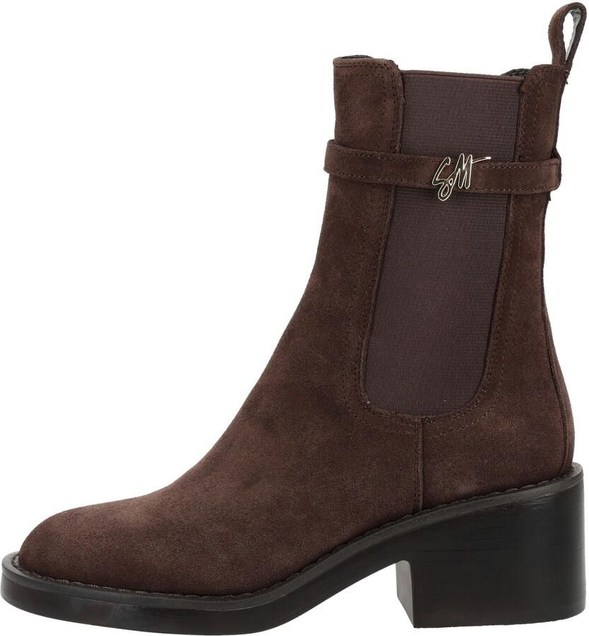 Steve Madden Charity-SM leren chelsea boots met blokhak bruin - Foto 8