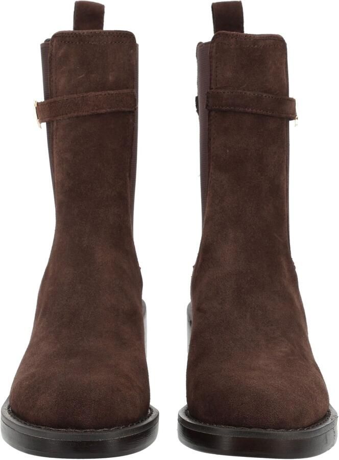 Steve Madden Charity-SM leren chelsea boots met blokhak bruin - Foto 3
