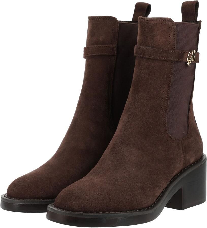 Steve Madden Charity-SM leren chelsea boots met blokhak bruin - Foto 9
