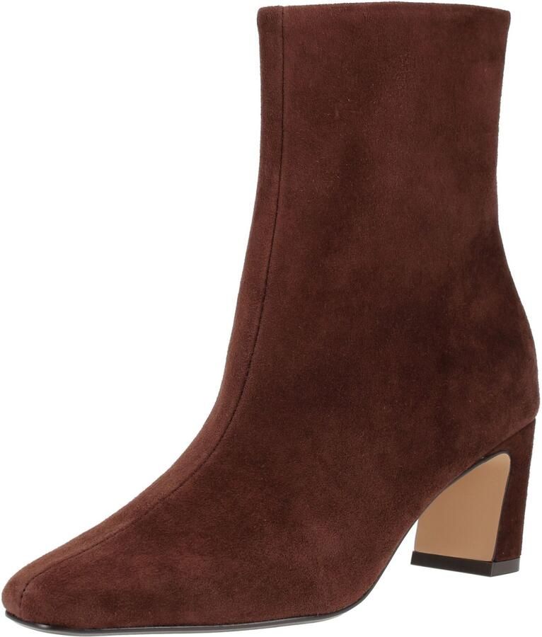 Steve Madden suède laarzen met hak en panterprint bordeaux - Foto 4