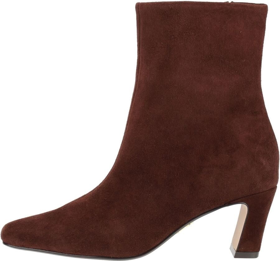 Steve Madden suède laarzen met hak en panterprint bordeaux - Foto 5