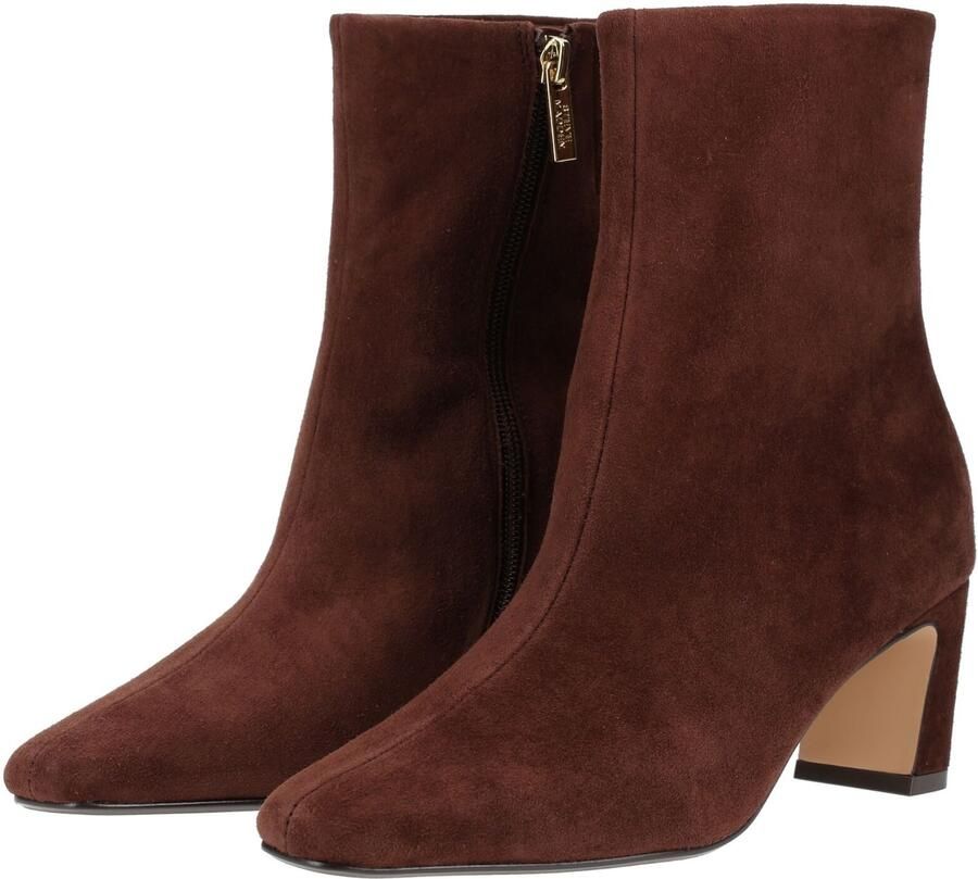 Steve Madden suède laarzen met hak en panterprint bordeaux - Foto 6