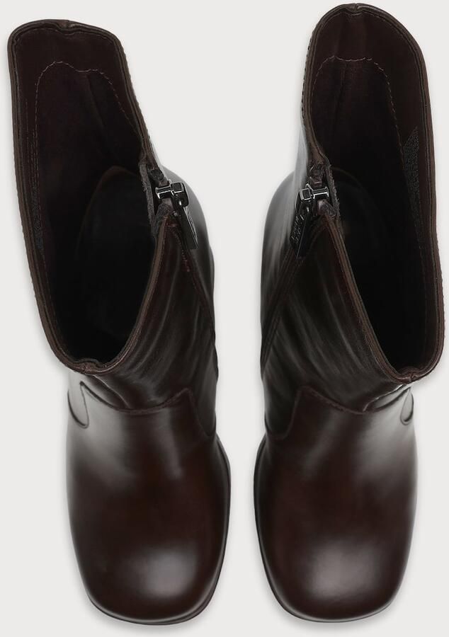 Steve Madden Echos leren laarzen met blokhak bruin - Foto 6