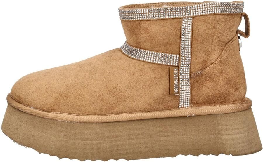 STEVE MADDEN Enkellaarsjes karamel zilver - Foto 6