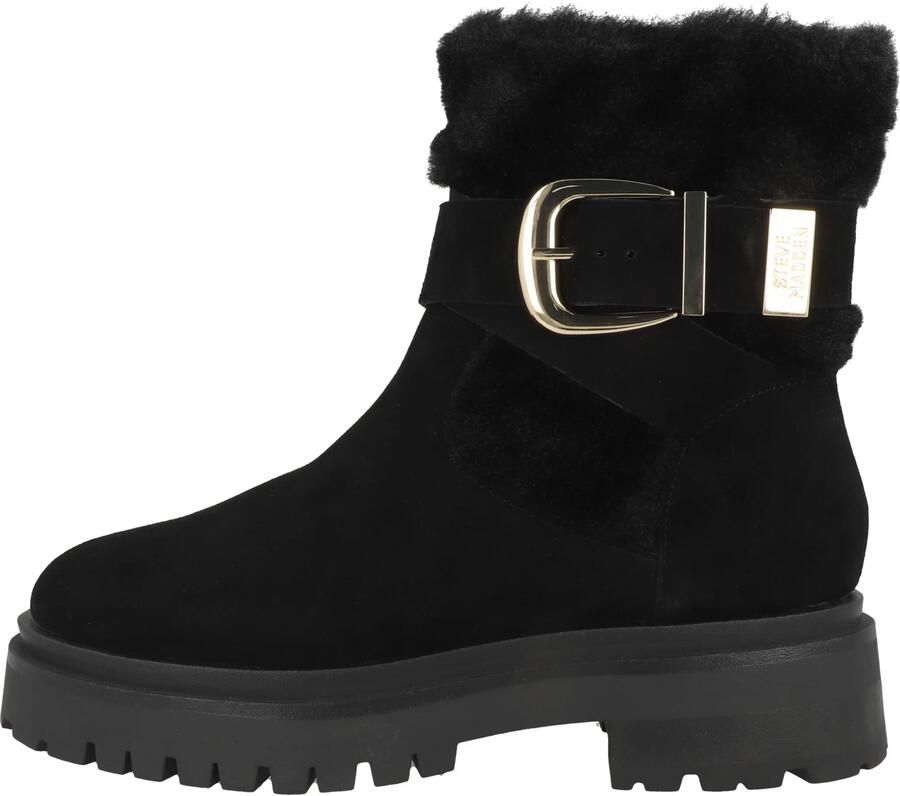 STEVE MADDEN Enkellaarsjes 'Lodge' zwart