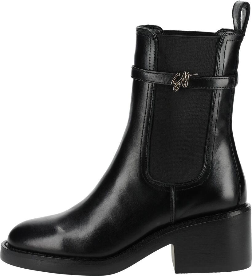 Steve Madden Charity-SM leren chelsea boots met blokhak zwart - Foto 8