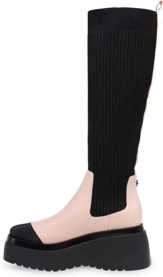 STEVE MADDEN Laarzen 'Dagget Pink Black' zwart