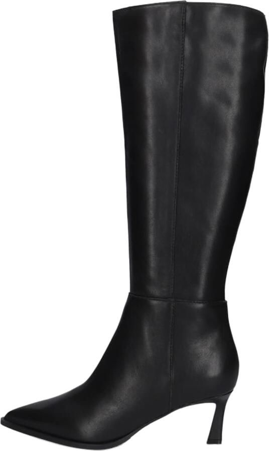 Steve Madden Zwarte Lucid Puntige Neus Hoge Laarzen