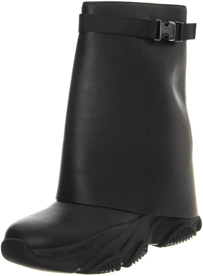 STEVE MADDEN Laarzen 'Payout Black Action Lea' zwart