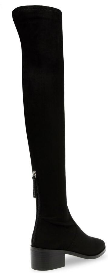 STEVE MADDEN Laarzen 'Salvador Stretch Microsuede Black' zwart - Foto 3