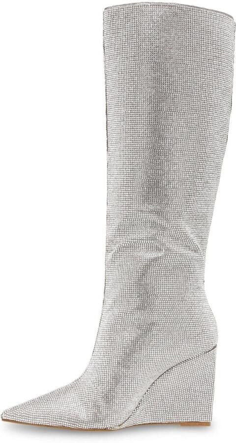 STEVE MADDEN Laarzen 'Showout-R Rhinestone Boots' zilver - Foto 2